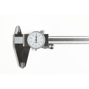 PEC Dial Caliper 0-12 Inch, Stainless Steel Precision Measuring Tool with Shock-Proof Dial, High Accuracy 0.001"