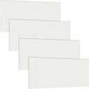 Frienda 4 Pcs Fluorescent Light Covers Replacement Flat Clear Prismatic Acrylic Ceiling Light Cover Panels(23.75" x 47.75" x 0.1")