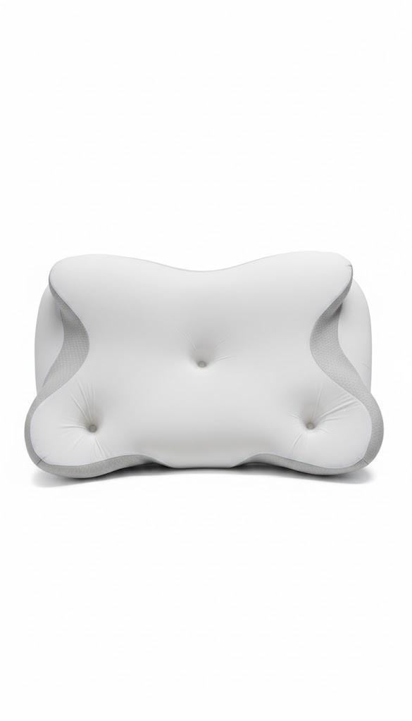 Cervical Neck Pillow for Pain Relief - Ergonomic Side Sleeper Pillow for Sleeping, Contour Orthopedic Pillow for Neck Support, Cooling Memory Foam Pillows for Back & Stomach Sleepers with Pillowcase
