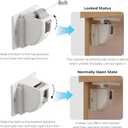 Magnetic Cabinet Locks Baby Proofing 20 Locks + 4 Keys NINABY Ultra-Strong Child Safety Locks for Cabinets & Drawers Up to 1.5" No Drill 3M Adhesive Invisible Installation