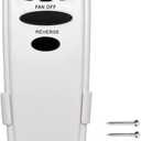 Hampton Bay Ceiling Fan Remote Replacement UC7078T FANHD L3H2003FANHD FANHD6 L3H2010FANHD RR7078TR 7066TX UC7083T UC7848T with Reverse Button and Wall Mount