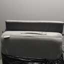 ENITYA Reading Pillow for Sitting in Bed Adult, 19" Back Support Pillow for Bed Sitting up, Backrest Cushion for Reclining,Gaming,Resting,Watching TV in Couch or Floor, Wedge with Arms, Medium(Grey)