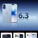 Mkeke 3 Pack Screen Protector for iPhone 17 6.3", [9H+ Tempered Glass] [Military-Grade Drop Protection][Easy Installation Frame] HD Clear, Anti-Scratch, Bubble Free