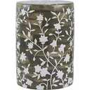 Imax Handpainted Garden Stool 18 x 13 x 13
