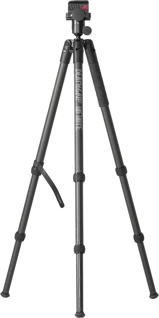 BOG DeathGrip Infinite Carbon Fiber Tripod with Heavy Duty Construction, 360 Degree Ball Head, Quick-Release Arca-Swiss Mount System, and Optics Plate for Hunting, Shooting, Glassing, and Outdoors