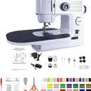 Sewing Machine with Extension Table,39 Built-in Stitches, LED Light 2-Speed Foot Pedal, and Accessories Kit for Home DIY Projects & Gift Perfect for Sewing Machine for Beginners for Adult