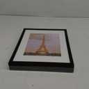 upsimples 11x14 Picture Frame Set of 3, Made of High Definition Glass for 8x10 with Mat or 11x14 Without Mat, Wall and Tabletop Display Photo Frames, Black