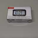 Timex Alarm Clock with Temperature Sensor and Large Display, Battery Operated for Bedroom Runs on 3 AAA Batteries (T108BC) (T108)