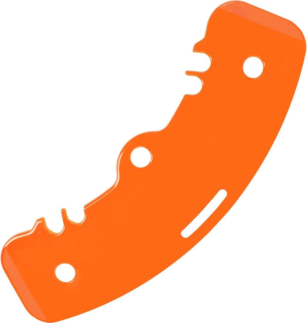 Curved Transfer Board Plastic Slide Board for Transferring to Wheelchair, Chair, Bed, Toilet, Car for Patient, Elderly, Disabled, 31.1 * 9.84 * 0.46" 3.64 lbs ABS Transfer Devices, Orange 
