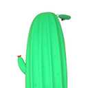 Waterproof Travel Makeup Brush, Storage Bag Green Cactus