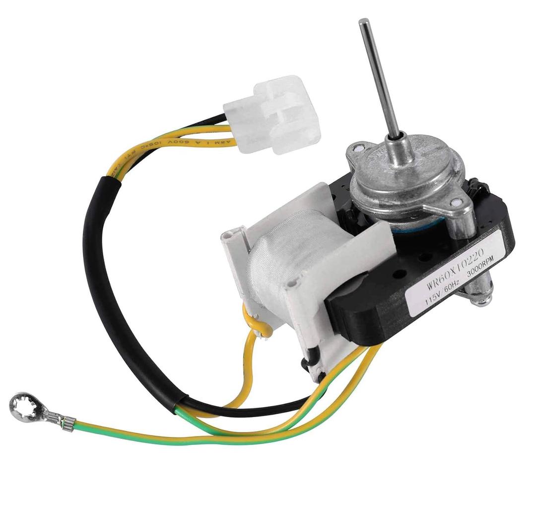 WR60X10220 Refrigerator Condenser Fan Motor Compatible with GE Refrigerators- Replaces PS1766247 AP4298602 WR60X10171 WR60X10133 1257132 AH1766247 EA1766247 WR60X10192