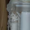 Pack of 10 NWK Cake Stand Set with 3 x Two-Tier and 3 x Three-Tier Cupcake Stands, 4 x Appetizer Trays, for Birthday Baby Bridal Shower Party (White)