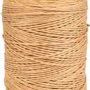 TIMESETL 656 Feet Floral Bind Wire Rustic Vine Wrapping Wire, Paper Covered Waterproof Craft Wrap Twine for Flower Bouquets Stem Wrap Florist (Khaki)