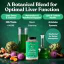 Vital Liver Cleanse Detox & Repair - 9-in-1 Liver Support Supplement - Milk Thistle, Artichoke Extract, Turmeric, Adaptogens - Optimal Liver Function and Digestive Health - 60 Vegetarian Soft Capsules, BB Date: 12/2027