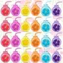 Mifoci 24 Sets Hibiscus Party Favor Cups 10 oz with Straws and Lids Hawaiian Luau Plastic Summer Drink Cups Tropical Flower Shape for Girls Aloha Tiki Beach Birthday Party Supplies, 6 Colors