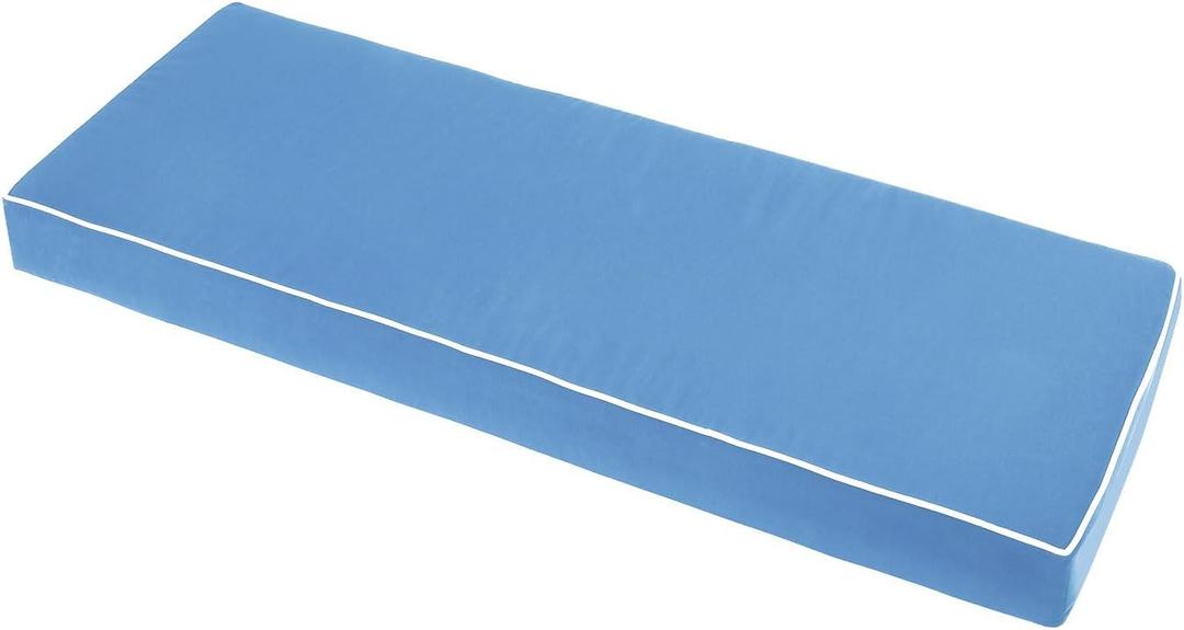 60 Inches Outdoor Bench Swing Cushions,Large 3 Seater Water Resistance Foam Cushion for Patio Porch Furniture