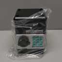 Refasy Piggy Bank Cash Coin Can ATM Bank Electronic Coin Money Bank for Kids Age 3-12, Money Savings Box Mini ATM Coin Bank Toys Gifts for 3 4 5 6 7 8 9 10 11 12 Year Old Boys Girls (Black)