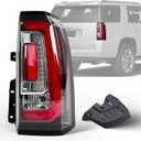 LED Tail Lights Assembly Compatible With 2015 2016 2017 2018 2019 2020 GMC Yukon XL Tail Lights Right Passenger Side Rear Taillights With Bulb Replaces 23380460 84536243 GM2801268