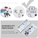 W10515058 1Pc & W10515057 2Pcs Refrigerator LED Light Control Board With Cover, Light Module Replacement Compatible With Whirlpool, Kenmore, Maytag