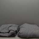 HOMERILLA Sectional Couch Covers 2 Pieces L Shaped Sofa Cover for Sectional Couch L Shape Washable Blanket Furniture Protector for Pets Dogs (Dark Grey, X Large)