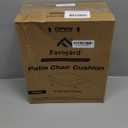 Favoyard Patio Chair Cushions 18.5 x 16 x 3 Inch Waterproof Outdoor Seat Cushions for Patio Furniture 3-Year Color Fastness Garden Sofa Couch Chair Pads with Handle & Adjustable Straps Set of 2, Beige