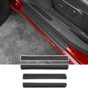 Exterior Door Sill Protector Compatible with 2019-2026 Chevy Silverado GMC Sierra 1500 Crew Cab Door Sill Guard Replacement for 2019-2026 Chevy Silverado Accessories