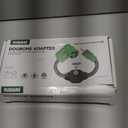 RVGUARD Overload Protector 50 Amp to 110 Volt RV Adapter Cord with Circuit Breaker, NEMA 5-15P to NEMA 14-50R Electrical Power Adapter with LED Power Indicator, 18 Inch, Green, ETL Listed