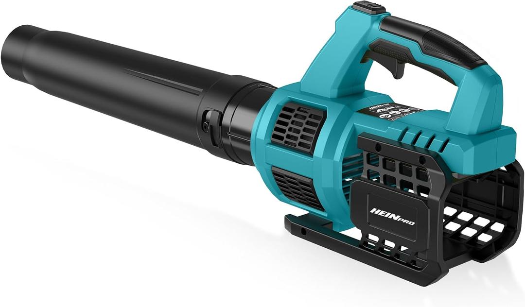 HEINRPO Cordless Leaf Blower Compatible with Makita 18V Battery(No Battery) 400CFM Electric Leaf Blower Cordless, Variable Speed, Turbo Mode, Handheld Battery Powered Leaf blowers for Lawn Care