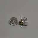 Glass Door Knobs  Vintage Style Interior Handles for Doors | Antique Clear Knob for Bedroom, Bathroom & Closet | Decorative Knobs for Home Dcor (Brass)