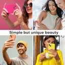 LOVE 3000 Designed for iPhone 14 Case, Premium Silicone with [Soft Anti-Scratch Microfiber Lining] Shockproof Protective Phone Case for Men Women Girls 6.1", Bright Orange
