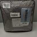 Madison Park Daybed Cover Set-Trendy Design All Season Luxury Bedding with Bedskirt, Matching Shams, Decorative Pillow, Medallion Tufted Dark Grey 75"x39" 6 Piece (Leila Dark Gray)