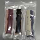 Maledan Sport Bands Compatible for Google Pixel Watch 3/4 41mm 45mm Band/Google Pixel Watch 2/1 for Women Men, Soft Breathable Bracelet Bands for Smartwatch 1/2/3/4 Accessory, S (1-Black/Pink/Blue gray/Purple smoke/Milk tea/Lunar White)