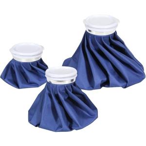 Ice Bags for Injuries Reusable: Ohuhu 3 Packs Ice Cold Packs Ice Bag Hot Water Hot & Cold Therapy Pain Relief for Knee Leg Injury No-Leak Breathable Waterproof Ice Bags 3 Sizes 6"/9"/11", Blue