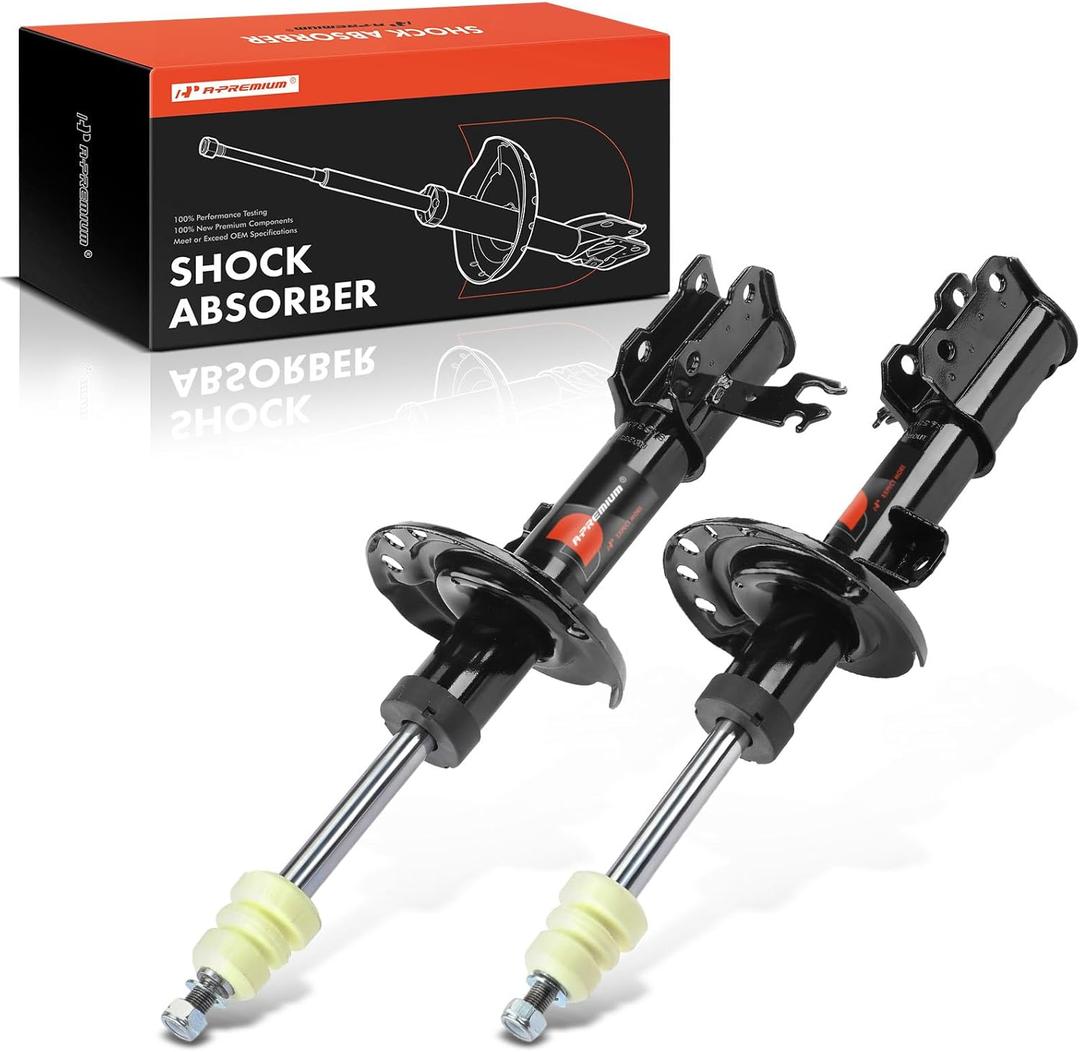 A-Premium Front Pair (2) Strut Assembly Compatible with Saab 9-3 2003-2008, Driver and Passenger Side