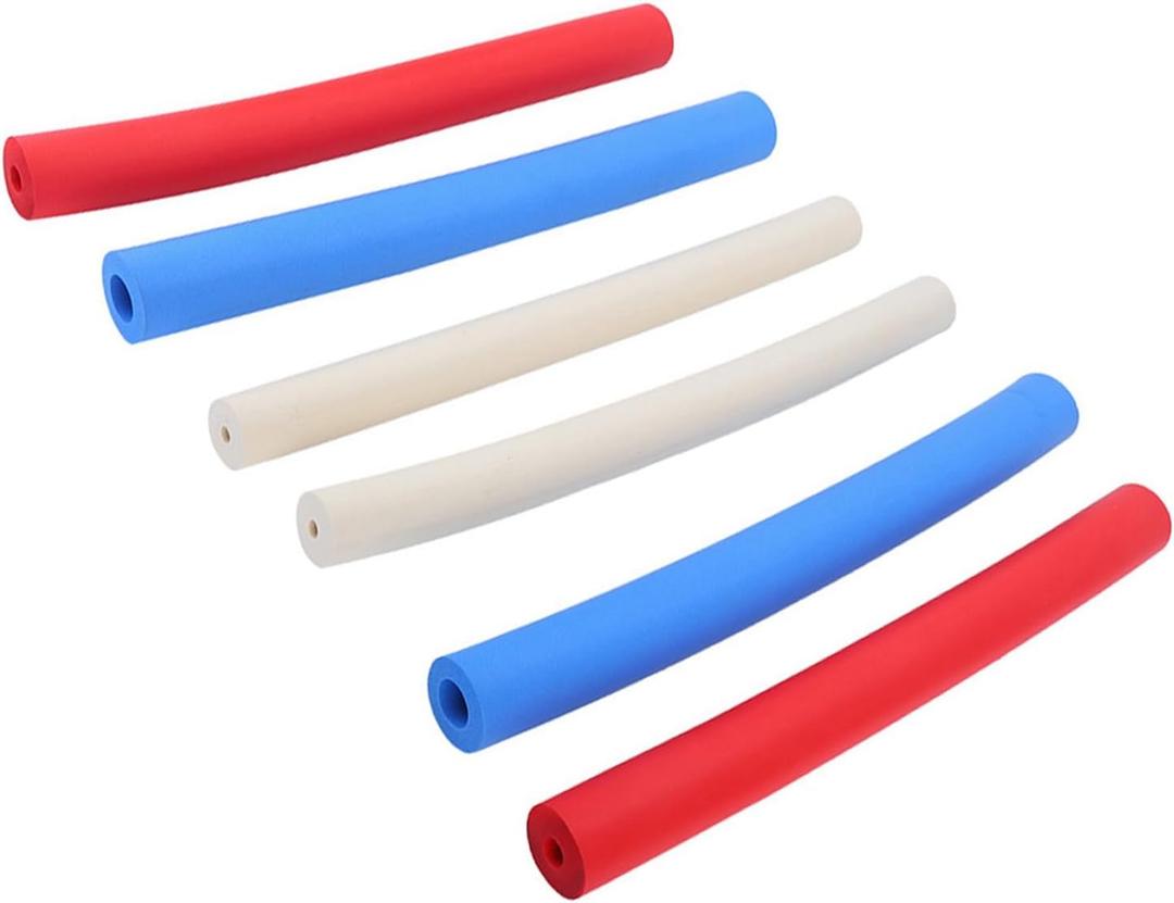 gernie 6Pcs Handle Sleeve Pool Noodles Foam Cheap Bulk Cover Round Tubing Grips Pool Noodles Multipack 10 Grip Aids