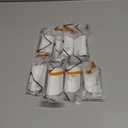 MATOOYA Finger Edge Pulls for Cabinets, Hidden Drawer Pulls - Flat Cabinet Pulls for Easy Installation - Cabinet Handles Modern Aluminum Alloy Kitchen Furniture Upgrade(8, White, 80mm/3.15inch)