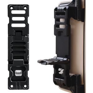 Door Hinge Step for Jeep Wrangler JK JKU JL JLU Gladiator JT 2007-2023, Aluminum Alloy Folding Car Door Step for Car Roof Access w/Bottle Opener- 1 Pack (Black)