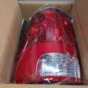 Tail Light Halogen Type Compatible With 2009-2018 Dodge Ram 1500 2500 3500 NON-LED Model Driver and Passenger Side Taillight Rear Lamp Assembly with Bulbs # 55277415AD 55277414AE