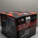 Rolling Shop Stool for Garage with Casters, DO02-Adjustable Height 360 Swivel Shop Seat with Tool Tray Storage, 330 LBS Capacity Padded Mechanic Stool, Magnetic Tool Hold, Heavy Duty, Red