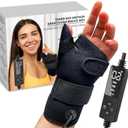 Wrist Thumb Brace Heating Pad for Arthritis, Carpal Tunnel, Tendonitis, De Quervain's Tenosynovitis - Adjustable, Customizable Heat Relief for Hand Pain