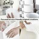 Set of 2 Pure White Linen Drum Lamp Shade 13" Top x 13" Bottom x 10" High (Spider) Contemporary Lamp Shades for Table Lamps & Bedside Lamps Replacement Lampshade - GO&SO - Assembly is Required