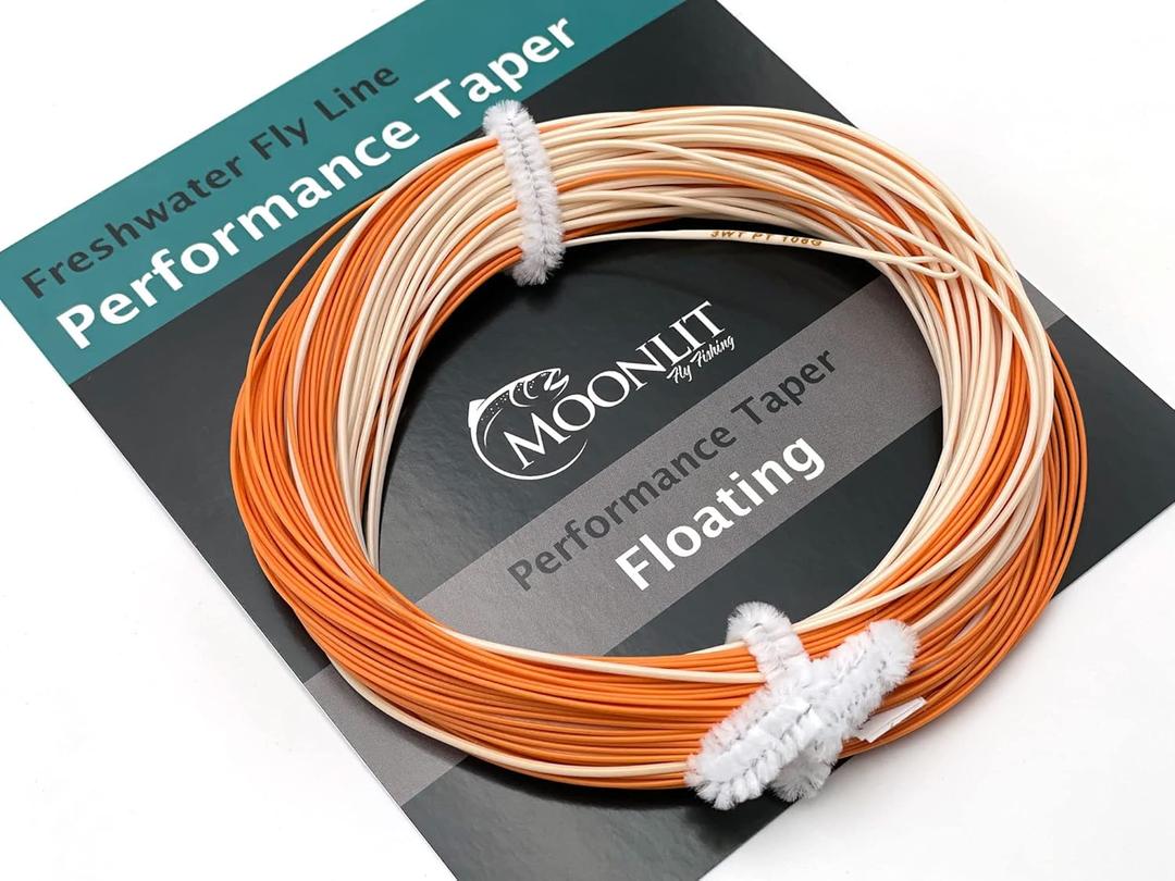 Moonlit Performance WF Taper Floating Fly Line (Peach & Orange)