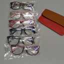 CCVOO Reading Glasses for Women/Men, Eyeglasses, Blue Light Readers for Women/Men, Computer Eye Glasses, Cheaters (C 6 Pack Mix)