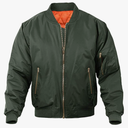 Men's Bomber Jacket Casual Fall Winter Military Jacket and Coats Outwear ,Size 2XL