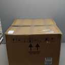 Open-Top Self Cleaning Litter Box, Automatic Cat Litter Box with APP Control, Dual Safety Sensors, Includes Trash Bags, Grey-White