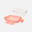 FARBERWARE Glass Storage Container with Silicone Seal Locking Lid