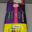 Depend Night Defense Adult Diapers, Incontinence & Postpartum Bladder Leak Underwear for Women, Disposable, Overnight, Large, Blush, 22 Count