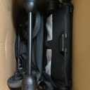 Newyoo GlideTow TR18M Travel Stroller, Compact & Lightweight Baby Stroller with Reclining Lay Flat Seat, Luggage Handle & Cup Holder, One-Hand Quick Fold, Gray