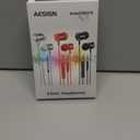 3 Pack Wired Earbuds with Microphone, In-Ear Headphones Wired with Noise Blocking &Volume Control, Premium Sound& Lightweight Corded Earphones for Laptops, Tablets, MP3 & Most 3.5mm Interface Devices