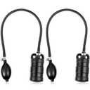Glooglitter 2 Sets 3 Inch Sewer Test Plug with Hand Pump, Inflatable Pipe Plug Balloon Plumbing for Toilet & Shower Drain